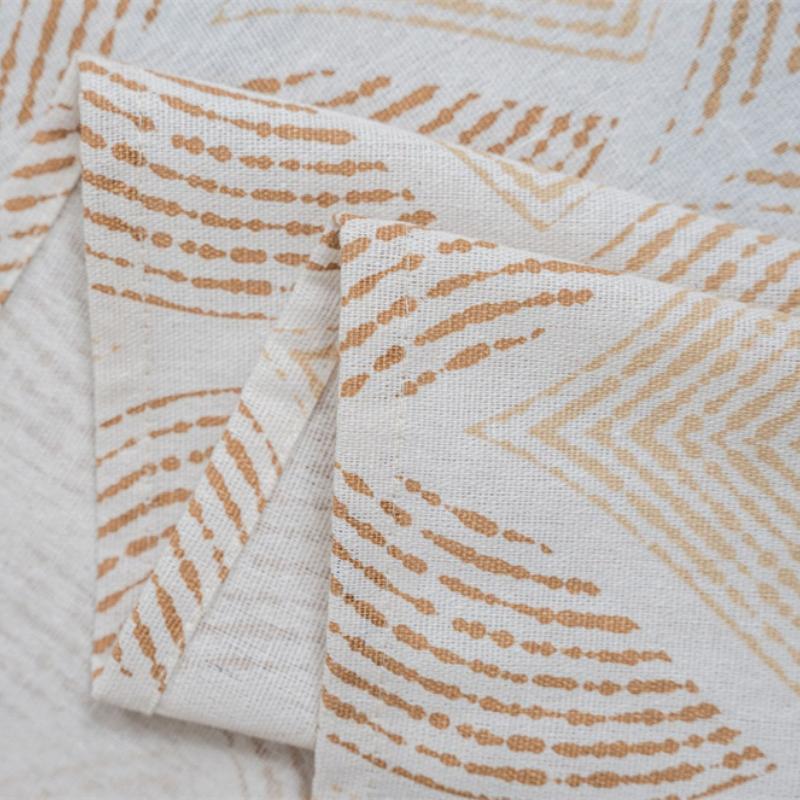 Abstract Pattern Kitchen Curtains - Light Filtering Geometric Valance for Bay Window | 4-Tone Ready-to-Hang Drapes with No-Sew Installation