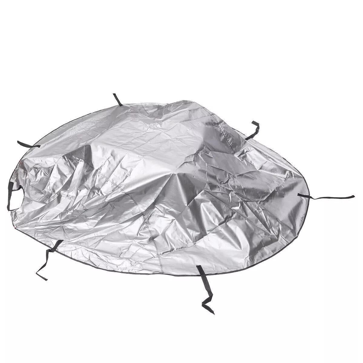 

420D автомобильный получехол для Mazda MX-5 MK1 MK2 MK2.5 черный/серебристый круглый складной водонепроницаемый анти-УФ мягкий верх крыша защитный козырек пылезащитные аксессуары серебряный