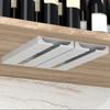 Kitchen Under Cabinet Free Punching Holder Wine Glass Rack Multi-function Classification Stemware Glass Cup Hanging Holder