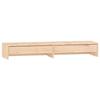 VidaXL Support pour moniteur 100x27x15 cm Bois de pin solide 813959