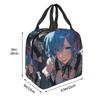 Sexy Cute Rem Anime Insulated Lunch Bag for Women Kids Portable Food Boxes Thermal Lunch Box Tote