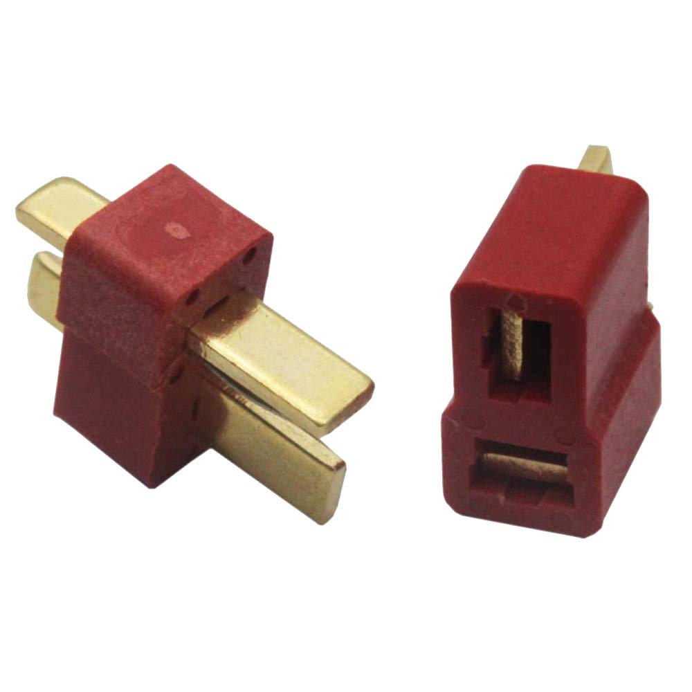 Boladge 20 Pairs T-Type Connector Plug Male and Female Adapter for RC Lipo