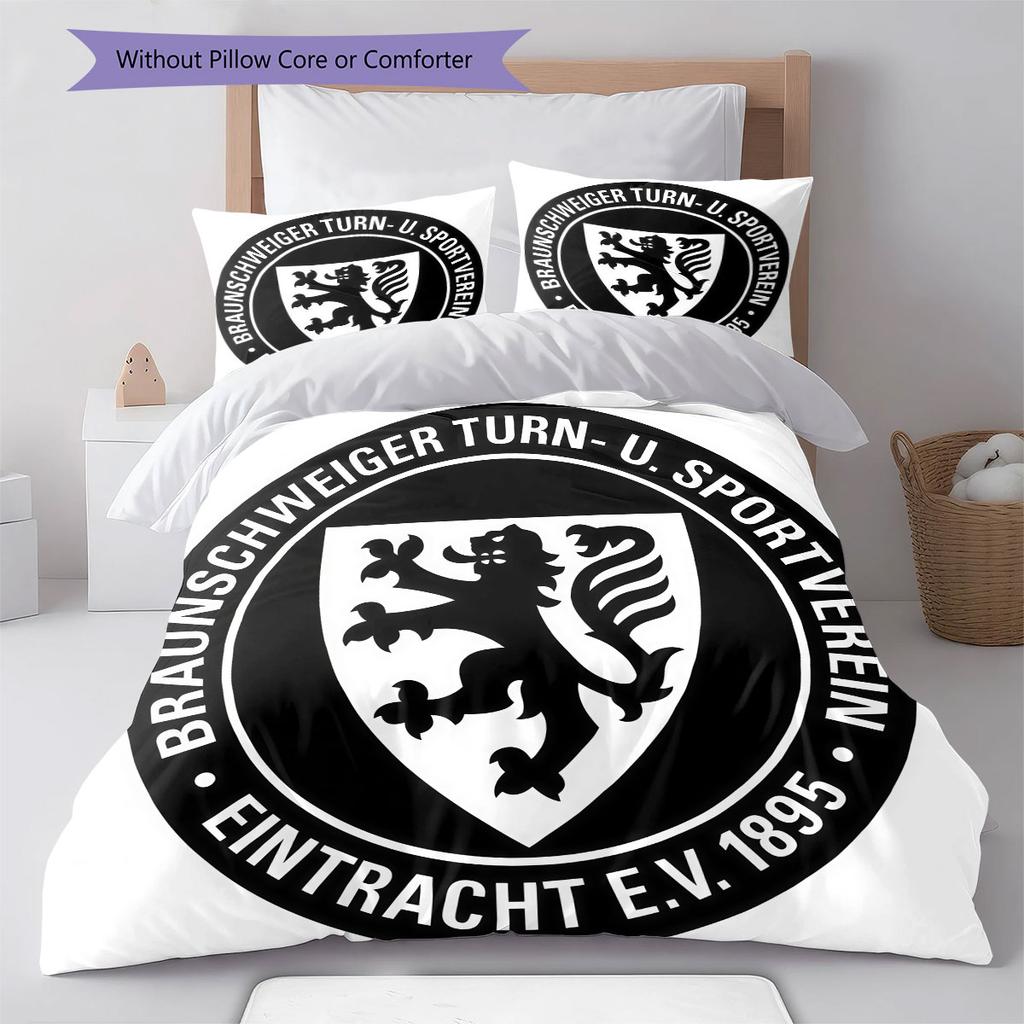 Eintracht Legacy Bedding Quilt Set Quilt Cover Pillowcase Home Decoration Birthday Gift (1 * duvet cover + 2 * pillowcase, without core)
