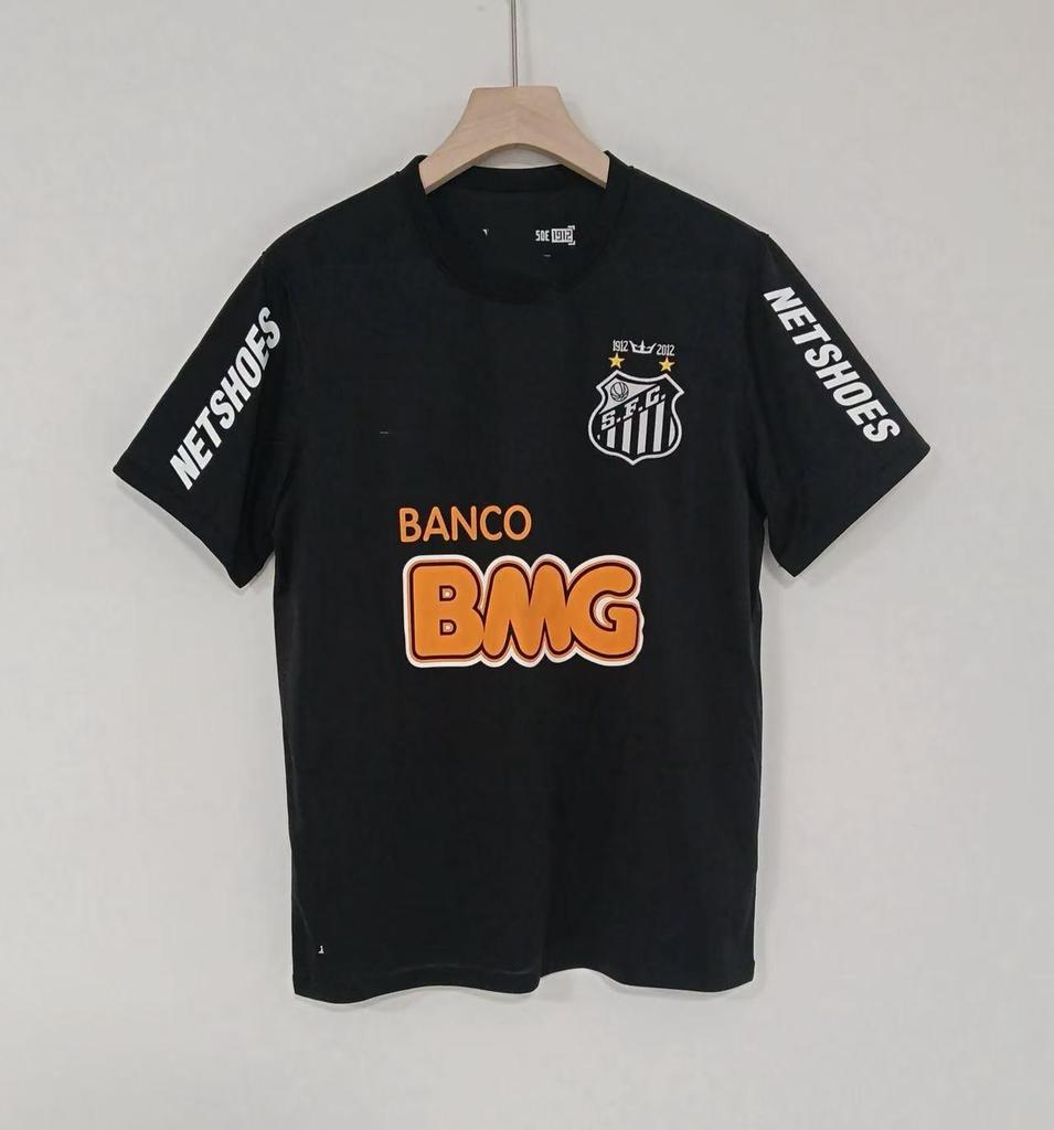 Maglia Retro Neymar Santos FC #11 - Maglia da Calcio Classica Ricamata a Maniche Corte