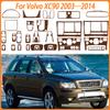 For Volvo XC90 2003-2014 Wood Grain Car Interior Accessories Air Vent Outlet Window Lift Control Gear Shift Panel Trim Sticker
