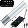 OEING 18650 Rechargeable Zoom Flashlight with Power Bank
