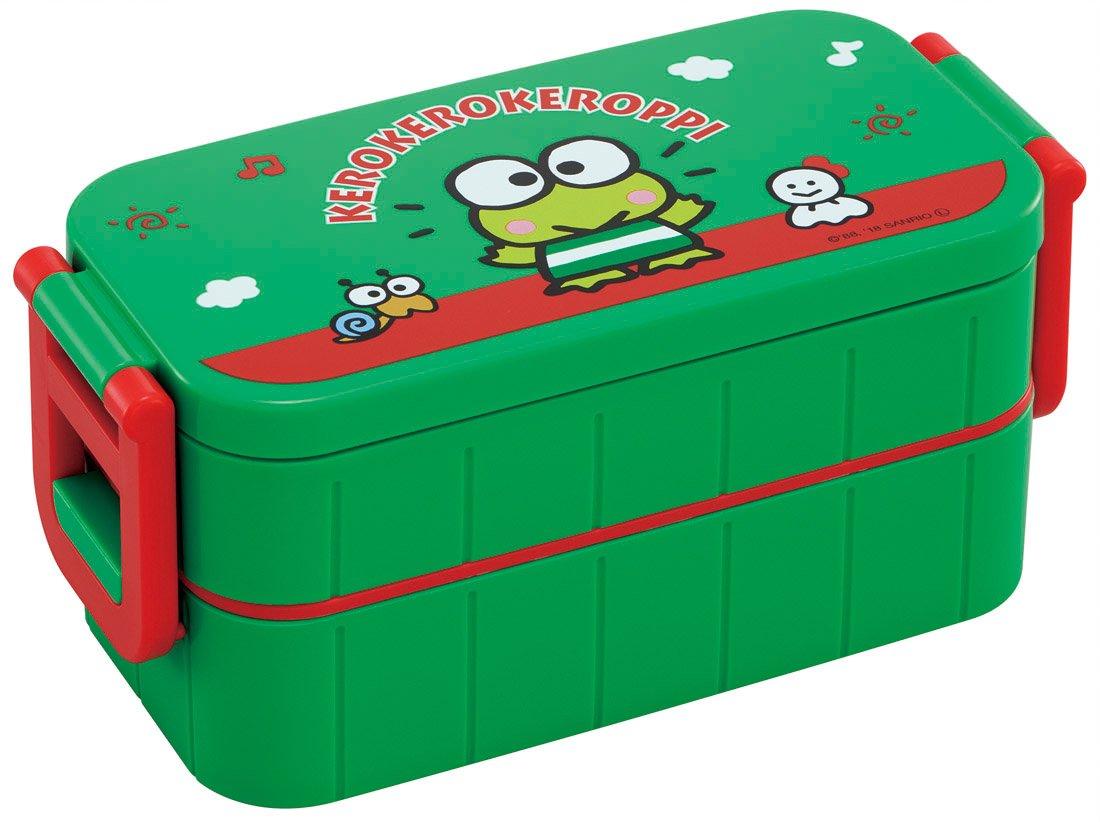 

Skater 2 Tier Lunch Box 600ml Bento Box Kerokerokeroppi Sanrio YZW3