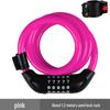 Five-Digit Combo Bicycle Lock – Electric Vehicle, Mountain Bike, Anti-Theft Steel Cable Loop