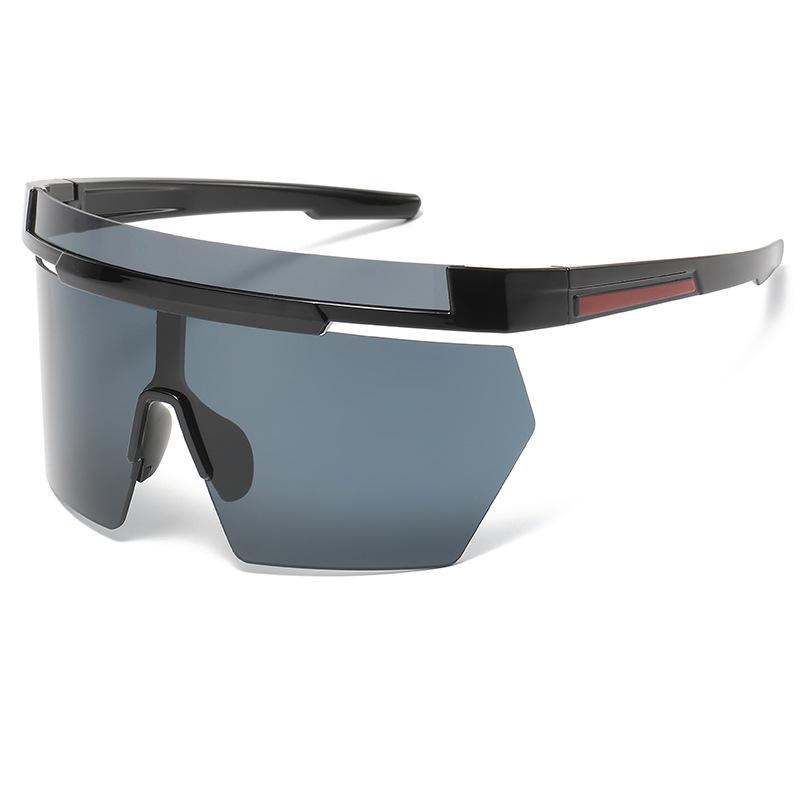 Oversized Wrap Around Sunglasses Goggle Women Men One Piece Shades Riding Cycling Sun Glasses Brand Designer Eyewear UV400 Oculo