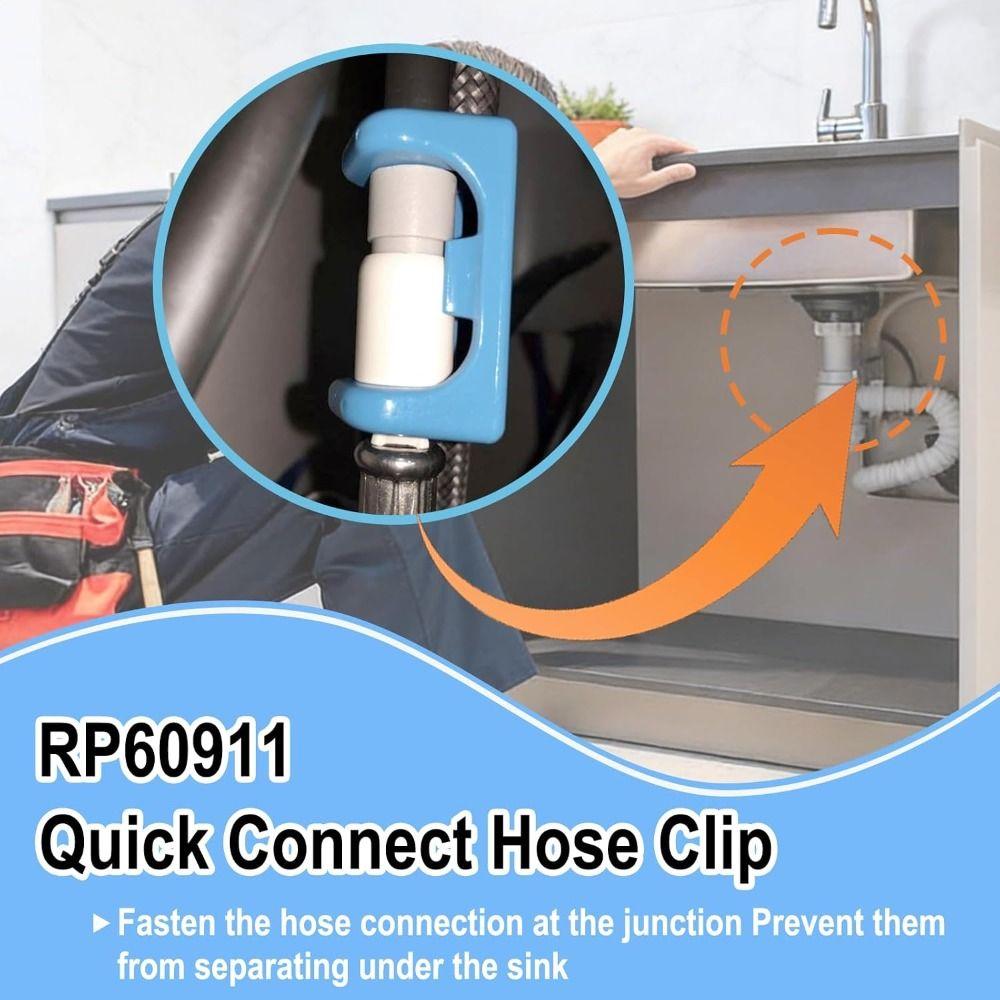 2pcs Easy Installation Faucet Hose Clip for Delta RP60911 Kitchen Faucet Repair Part