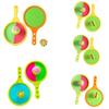 Tennis Style Toss and Catch Ball Set Disc Paddle Throwing Toy Ball  Yard Activities