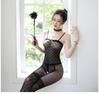 Cheap Price Black Lattice Naked Girls Cheap Girls See Through Sheer Nylon Sexy Bodystocking
