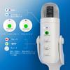 ZealSound Wireless USB Desktop Condenser Noise Monitoring Compatible with for Web and Podcasts Microphone, 2.4GHz Connection, Microphone, Reduction,