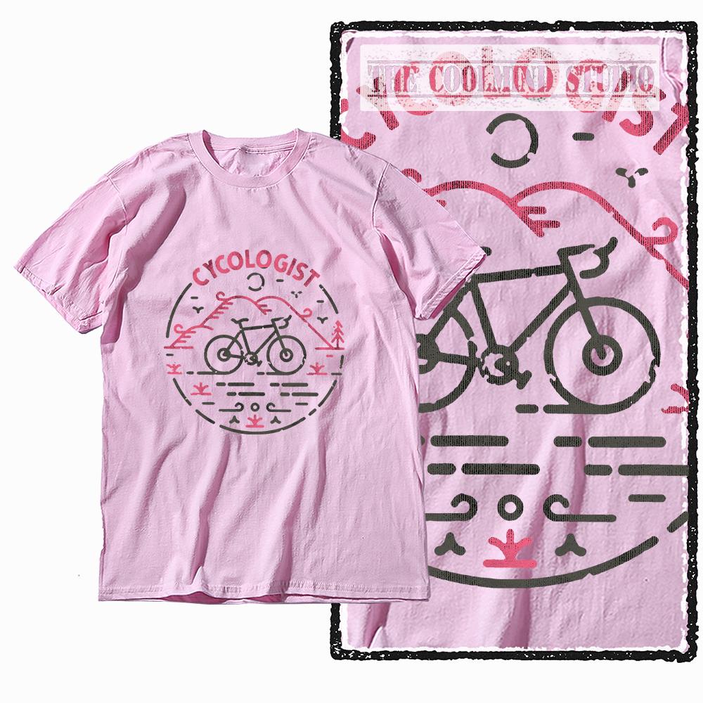 Coolmind Z1106100% Cotton Bike Printed Exclusive Graphic Men T Shirt Cotton Men Tshirt T-shirt for Men Loose Tee Shirt