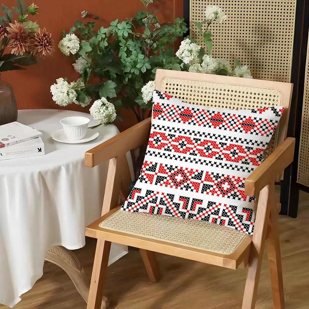 Russian shading Cushion Cover Silky Short Plush Invisible Zipper Dustproof Sofa Pillow Case for Home Decor