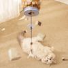 Katzenspielzeug, interaktives Katzenleckfutter, Federspielzeug mit Glocke zum Aufhängen an der Tür, Kratzseil, Futterspender für Haustiere, Kätzchen, Katzenminze-Spielzeug