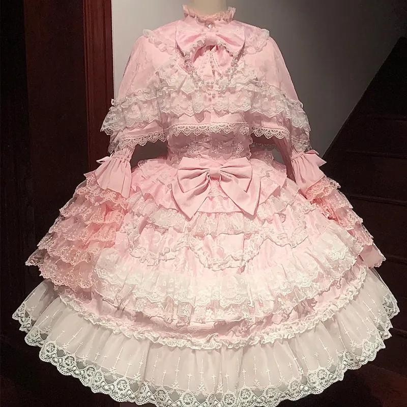 Salds Lolita Cosplay Japāņu JSK Kleita