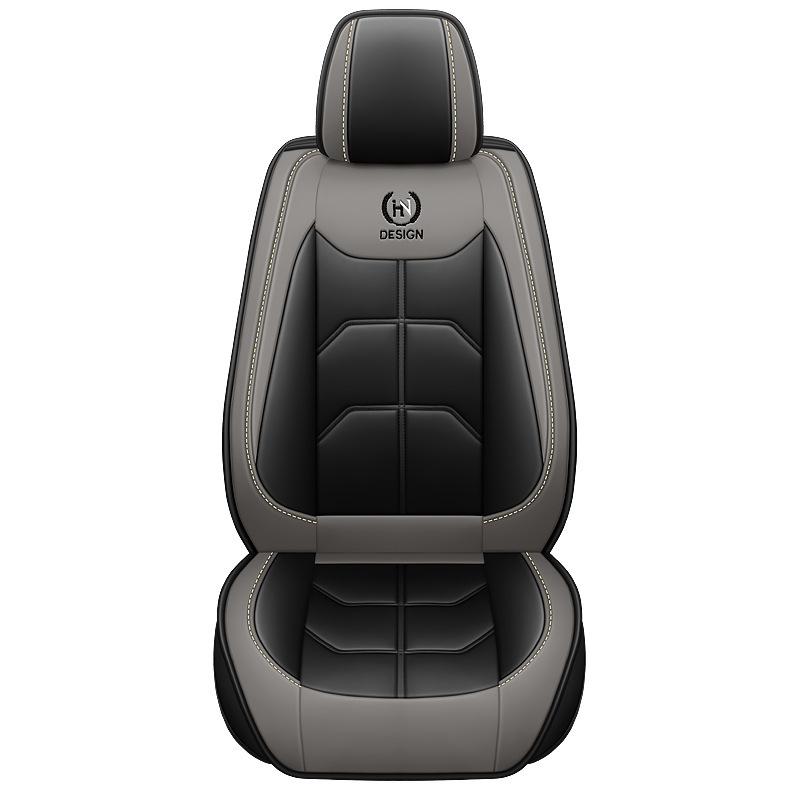1pc Premium PU Leather Car Seat Covers for Front Driver & Passenger - Soft Foam Padding Universal Auto Seat Protection Cover