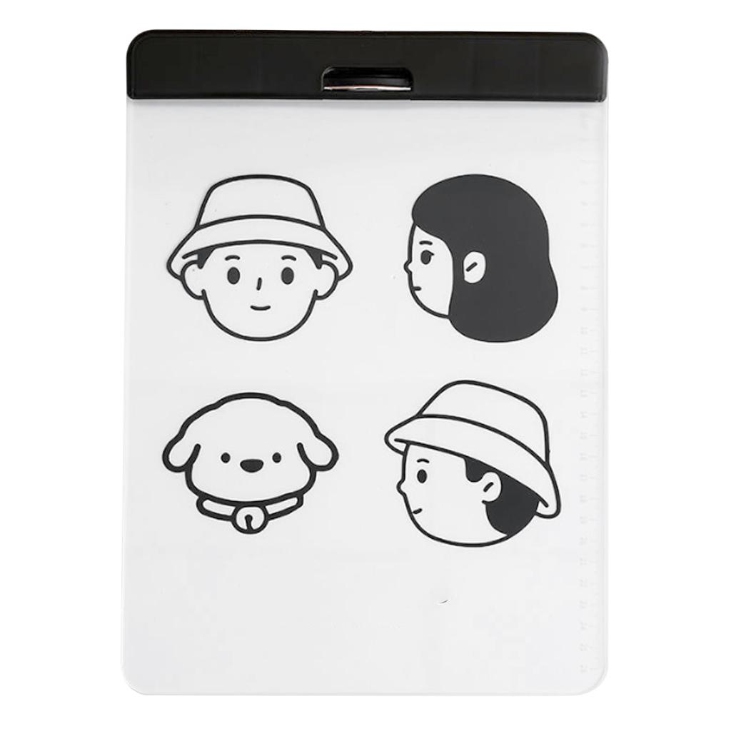 Acrylic Clipboard Transparent Document File Organizer  Clipboard for  Paper Students Drawing