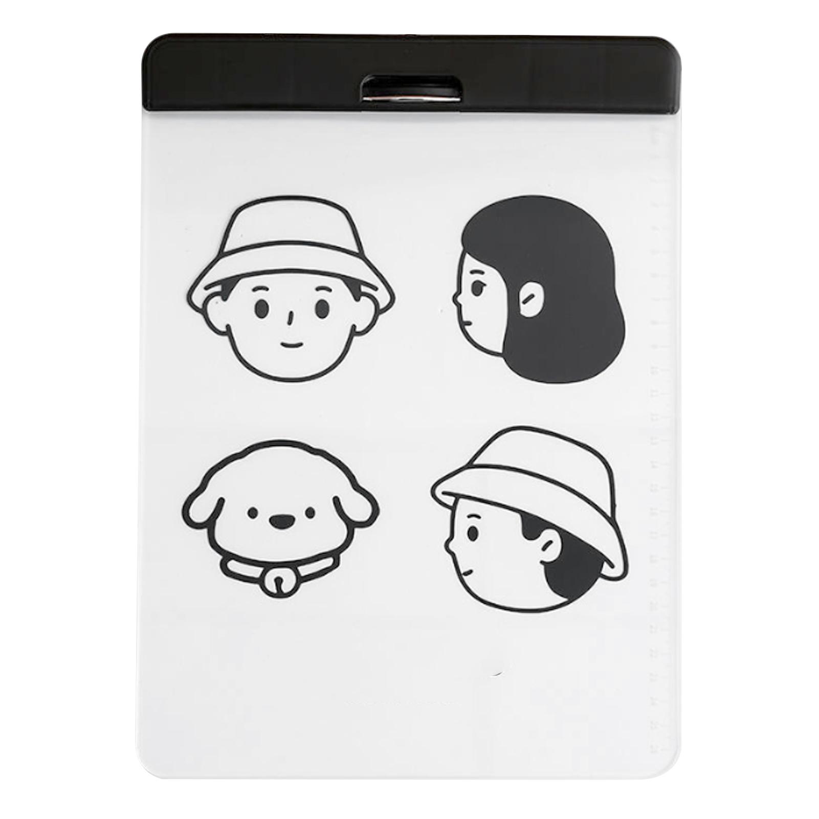 Акриловый буфер обмена Прозрачный органайзер для документов Бумажный буфер обмена для рисования студентов A 1194₽