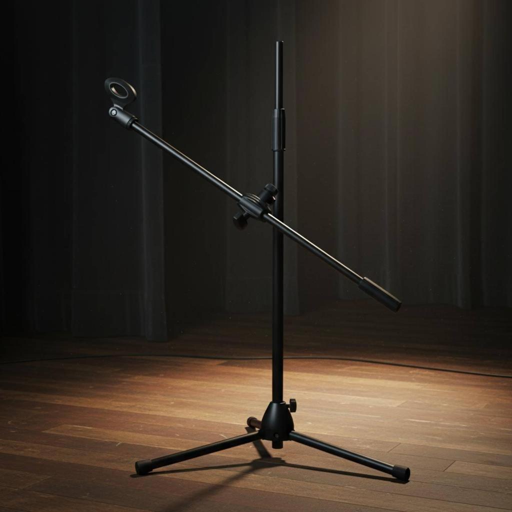 Mic Stand Pole Reach Adjustable Vocal Pickup Rod Extendable Height Microphones