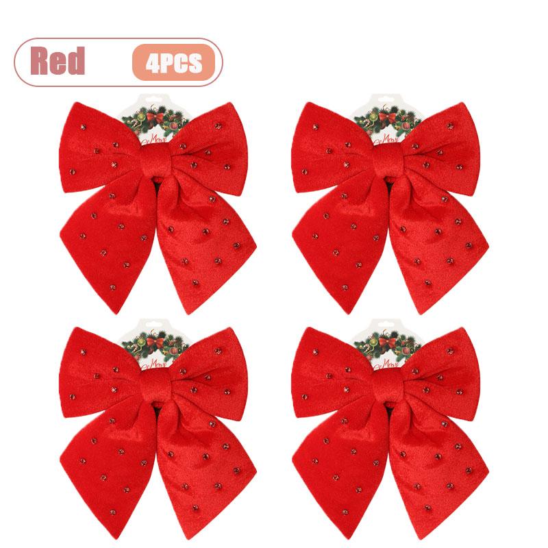 Christmas Bow Decorative Hanging Ornament for Tree Wedding and Party Decorations Perfect for Holiday and Hotel Displays
