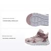 Li Ning Sapatos Casuais Esportivos de Cano Médio com Absorção de Choque em Lã Infantil Sapatos Casuais para Crianças Rosa YKNR134-22