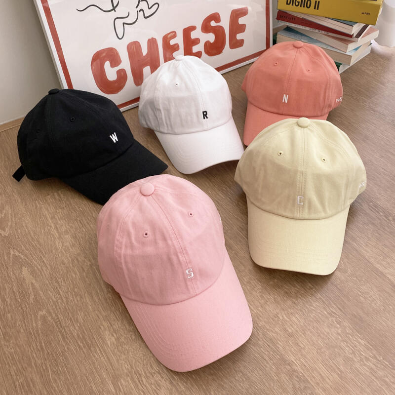 Initial Mini Logo Baseball Cap Coral