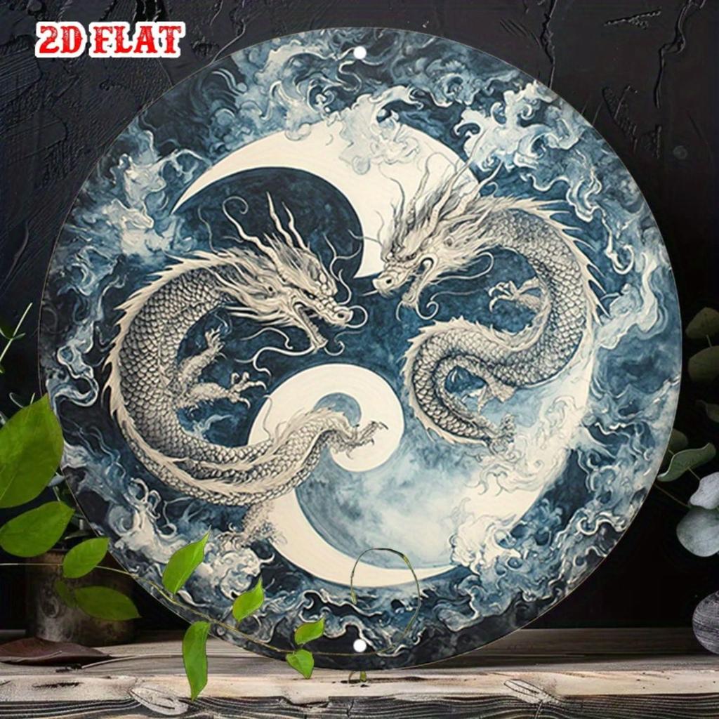 2D Flat Metal Wall Sign Decor