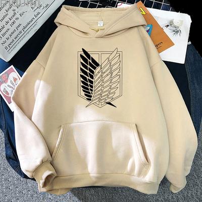 Attack On Titan Hoodies Unisex Male Female Print Shingeki No Kyojin Anime Clothes Loose Casual Streetwears Link Aesthetic Korean