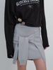 Leibeu Tied Layered Knit Skirt Vk6Ss352_2Color