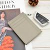 Men's Women Genuine Leather Bifold Wallet Multi Card Slots Accordion Zipper Coin Pocket Anti-theft Short Purse