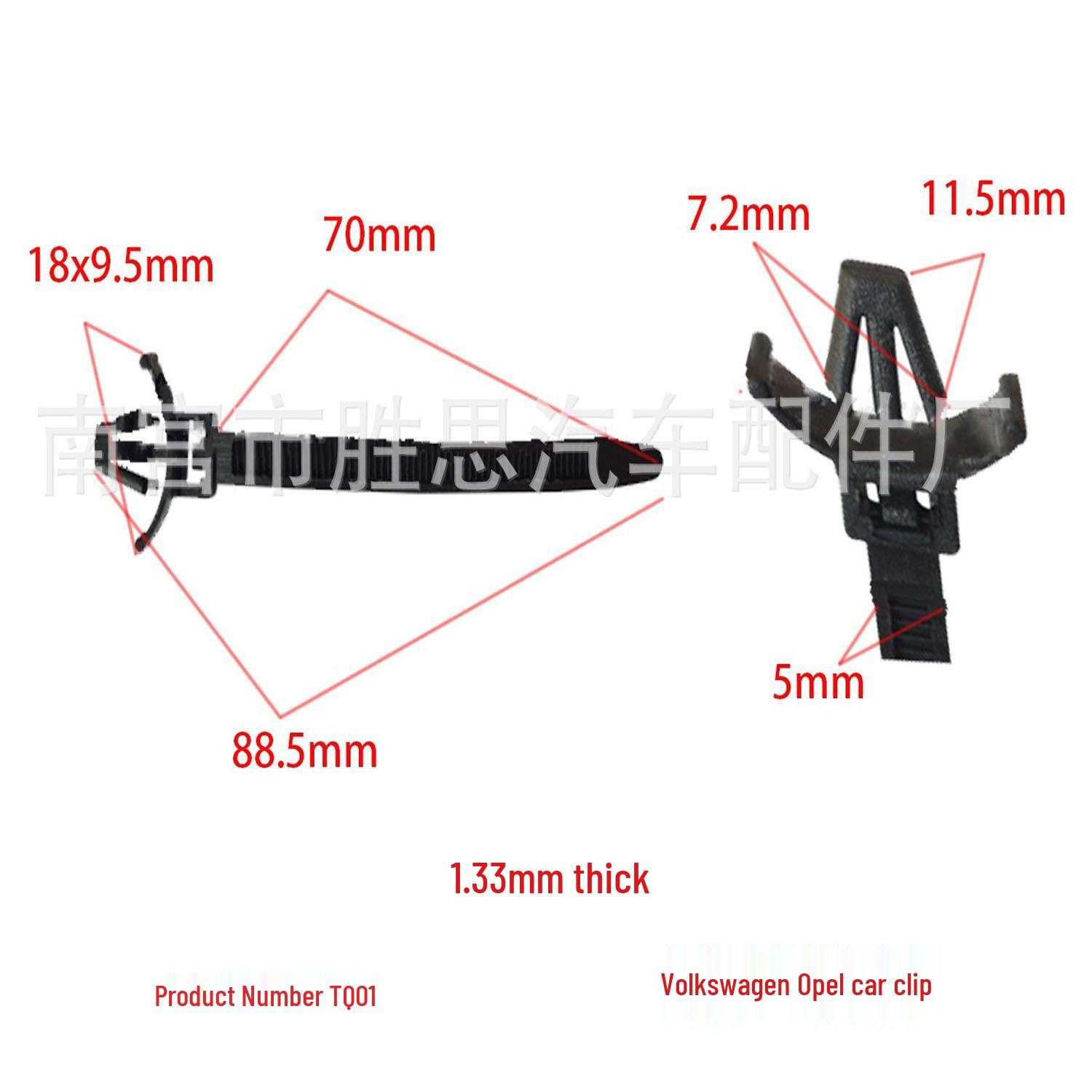 

7-6.5mm Aperture Cable Tie Trim Clip for Car Accessories Installation 10000 pcs