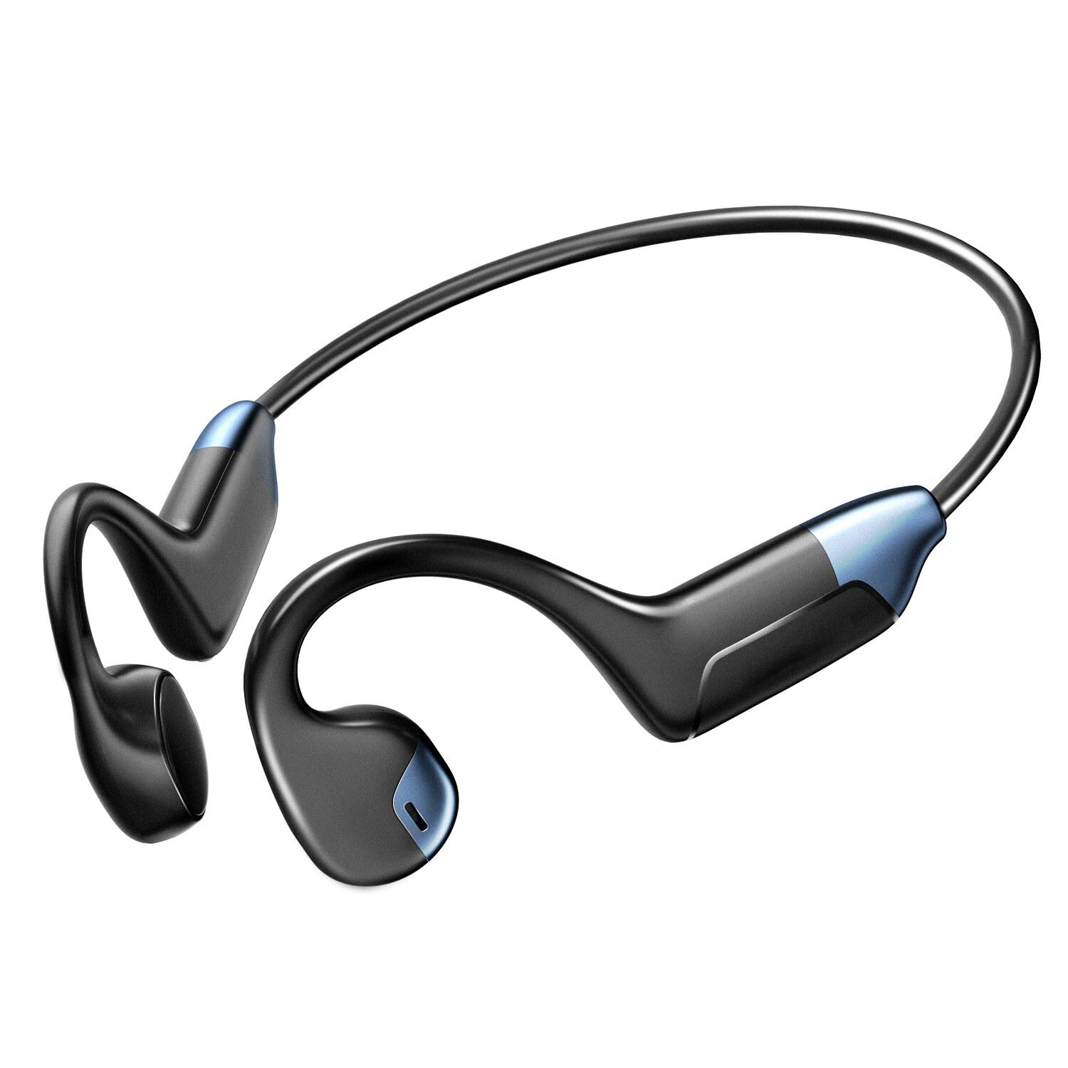 

Bone Conduction Bluetooth Sports Comfortable No Ear Wireless Automatic 11 Hours of Continuous Waterproof and Compatible with Perfect as a Gift чорний