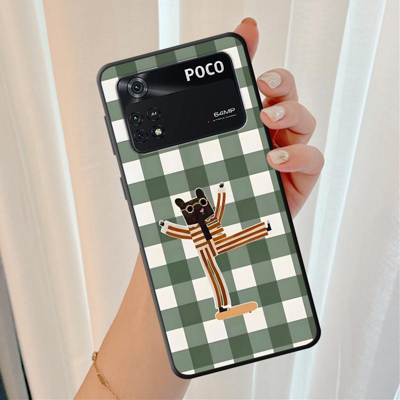 

Чехол для Xiaomi Poco F8 C50 M5 X3 X4 X5 X7 Pro C61 C75 C71 F3 F1 M3 M4 M7 Pro Funda Чехол для телефона Креативные Мультяшные Животные Poco M4 Pro 5G