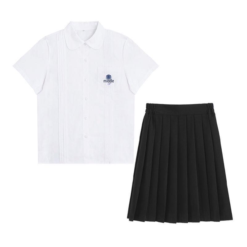 Japanese Academy Style High School JK Uniform Set for Graduation & Chorus Photos