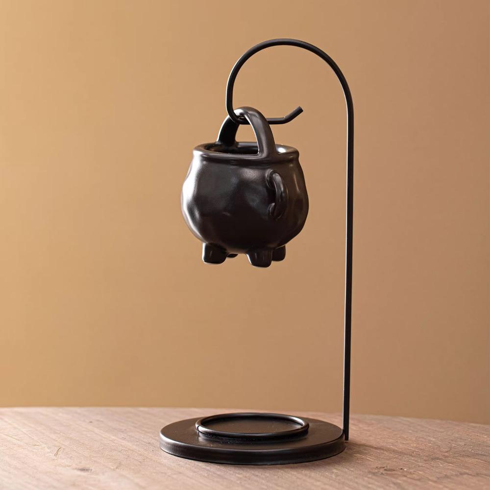 Decorative Ceramic Oil Diffuser Handmade Hanging Pot Candle Heater Aromatherapy Burner  Bedroom