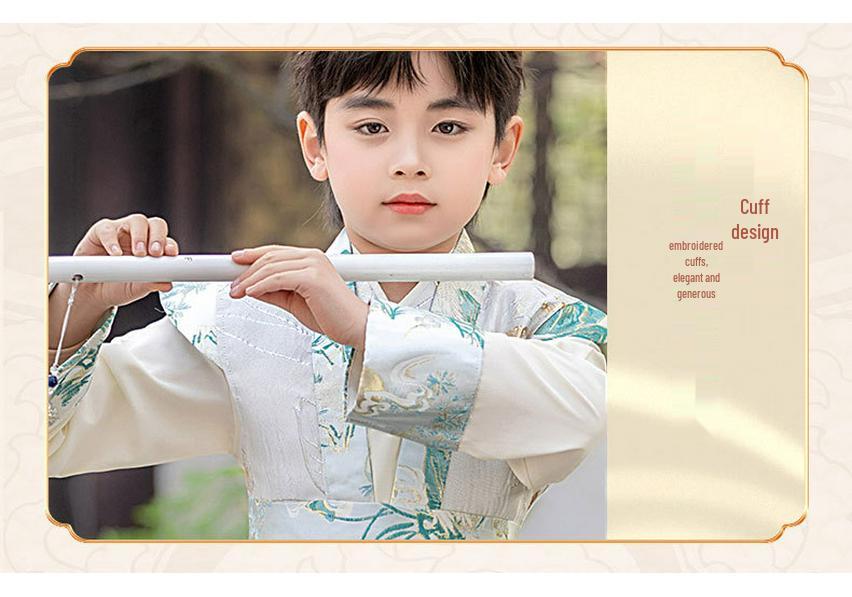 2026 Spring/Autumn Boys' Hanfu: Ancient Costume Tang Suit for Sinology and Performance
