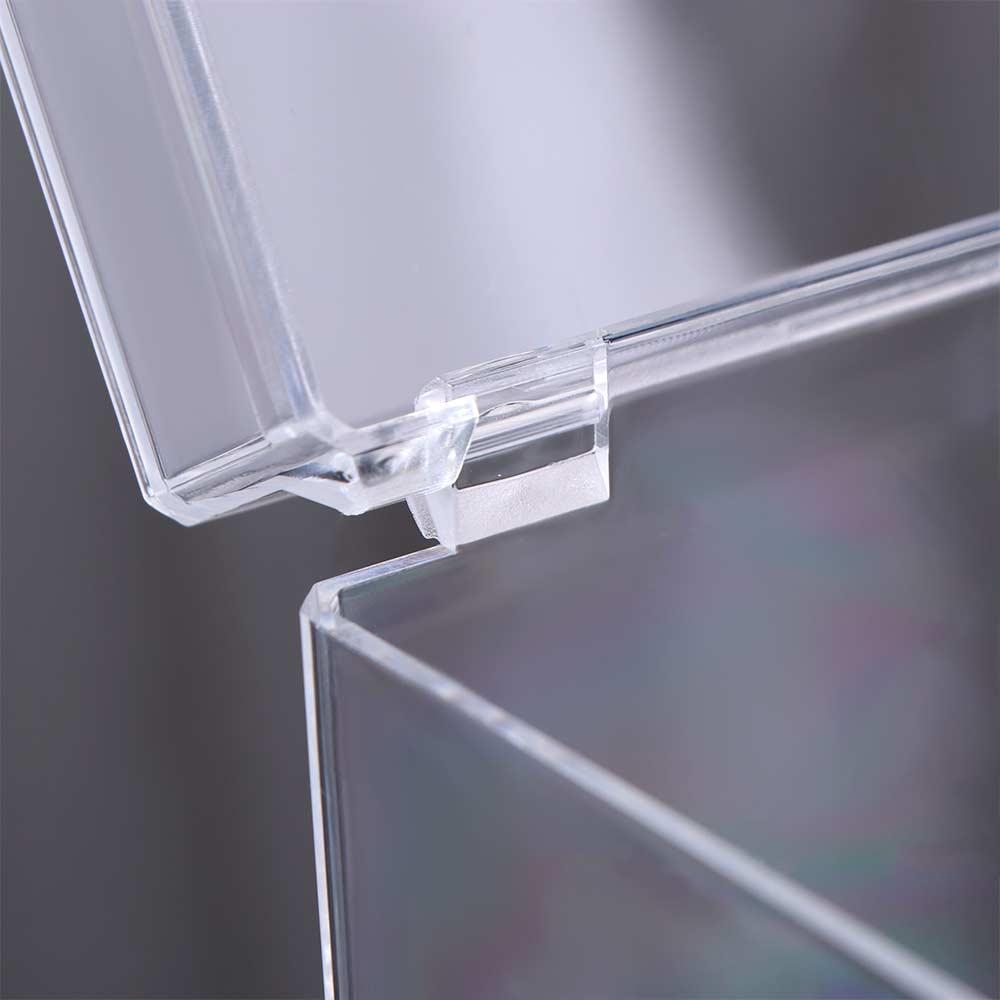 Large Capacity Photo Card Storage Box DIY Container Case with Lid Make Up Organizer Kitchen