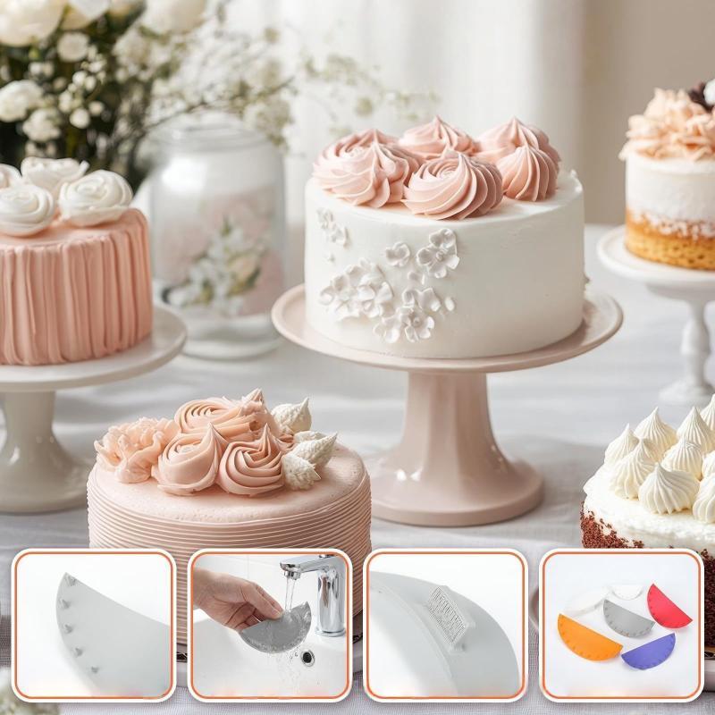 Cake Arch Guide Swag Marker Tool 6Pcs Multiple Sizes Piping Guide for Home DIY Cake Baking Decoration