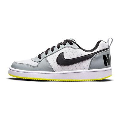 Court Borough Low GS Wolf Grey Black Kids Sneakers White 839985-104