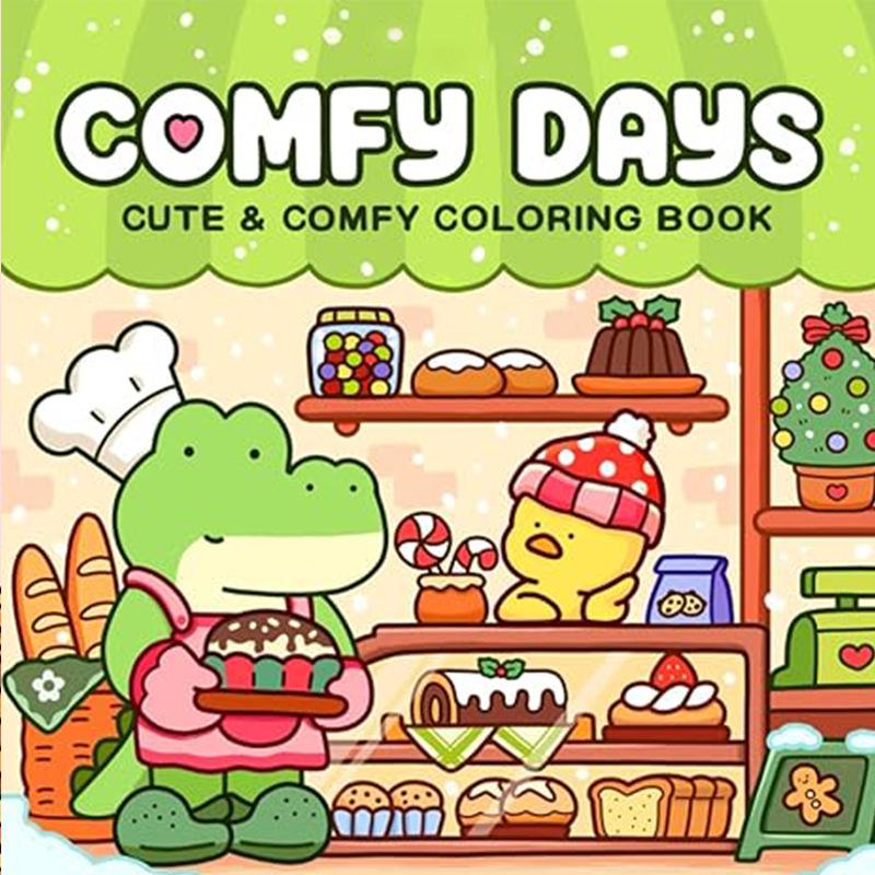 Cozy Corners: A Cross-Border Coloring Book for Teens & Adults