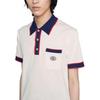 Gucci Polo Shirts Men's Ecru Polo Collar Moderate 653380-XJDF8-9222
