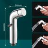 Bidet Toilet Spray Silver Self Clean Handheld Bathroom Bidet Shower Head Faucet Spray Nozzle Holder Hose for Toilet Seat