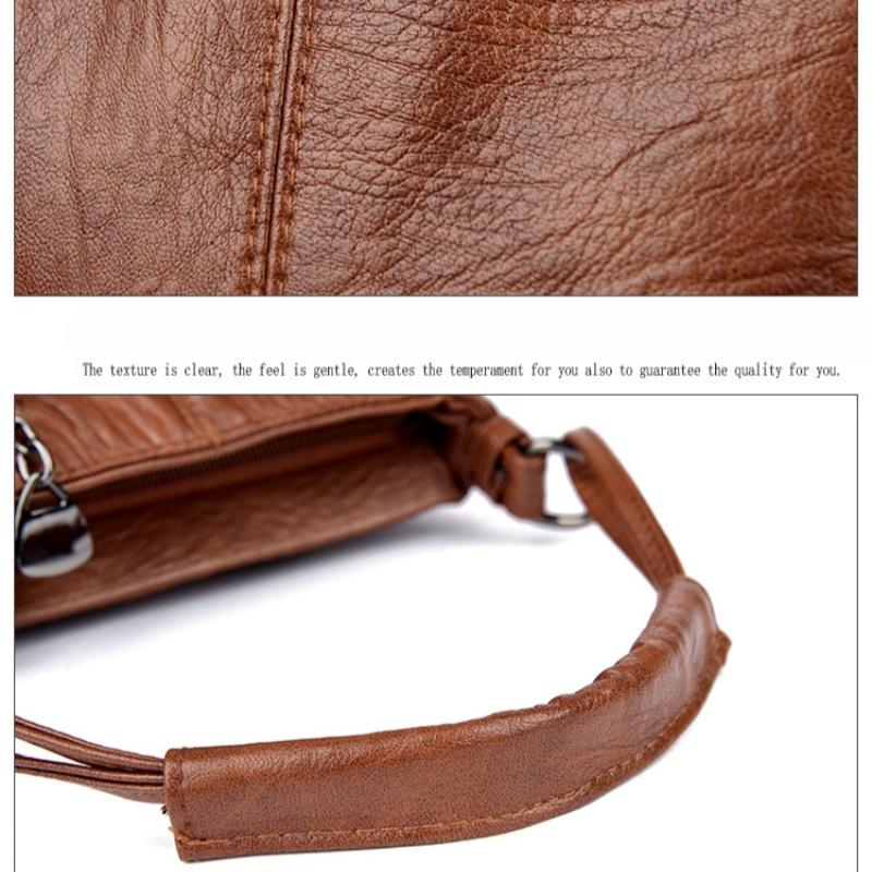 Women's Bag New European and American Fashion Retro Bag Women's Handbag Shoulder Bag Multi-layer Large Capacity Crossbody Bag