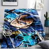 Coperta in Flanella con Stampa Personaggi Dragon Ball, Alta qualità Confortevole per Tutte le Stagioni, Arredamento per la Casa, Calore e Comfort, Perfetta per Regali di Natale