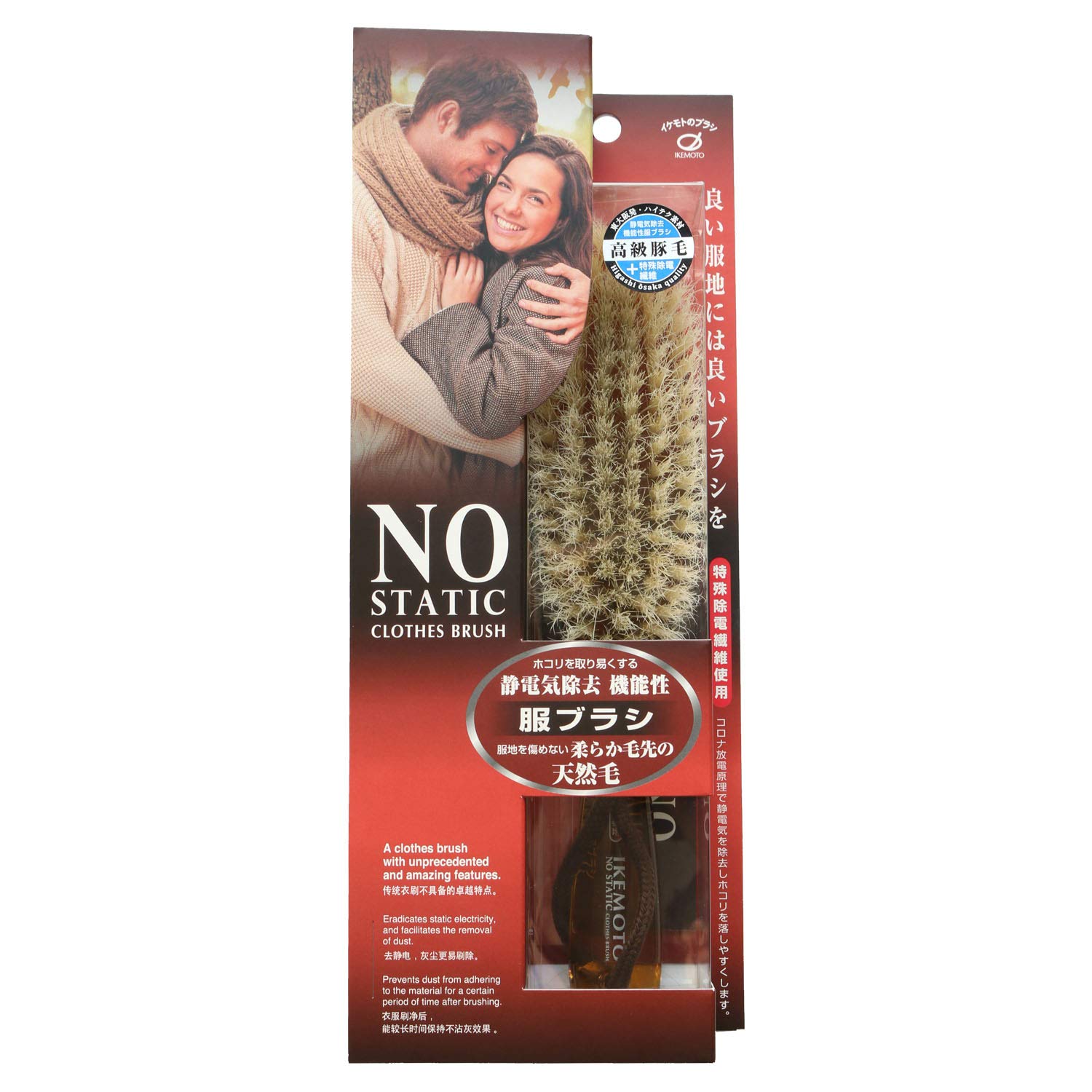 

Ikemoto Brush Industry Функциональная щетка для одежды с антистатическим эффектом IKC2300 IKC2300 бежевый Ш50×В242×Г48 мм