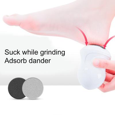 1 Set Foot File Removable Head Thick Callus Removal Dandruff Auto Absorption No Trace Strong Power Foot Grinder Foot Care