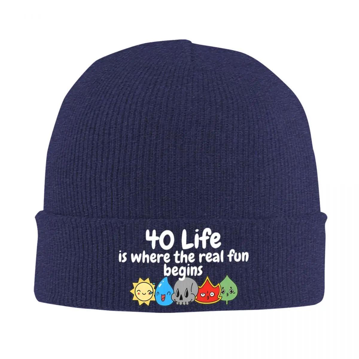 

Magic Games Gathering MTG Knitted Hat Women s Men s Beanies Autumn Winter Hip Hop Hats Acrylic 40 Life Card Games Warm Melon Cap