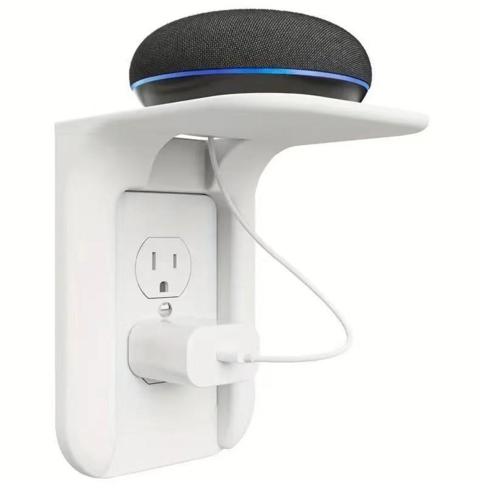Kunststoff-USB-Ständer Wohnzimmer Handy-Ladehalter Schalter-Ständer Steckdosen-Regal Badezimmer-Aufbewahrung